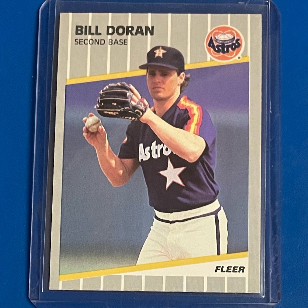 Bill Doran #357 1989 Fleer Baseball Trading Card